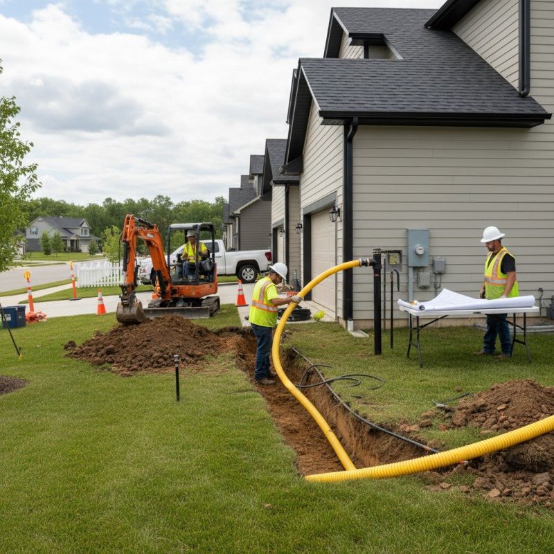 Gas Line Relocation in Fredericksburg, VA