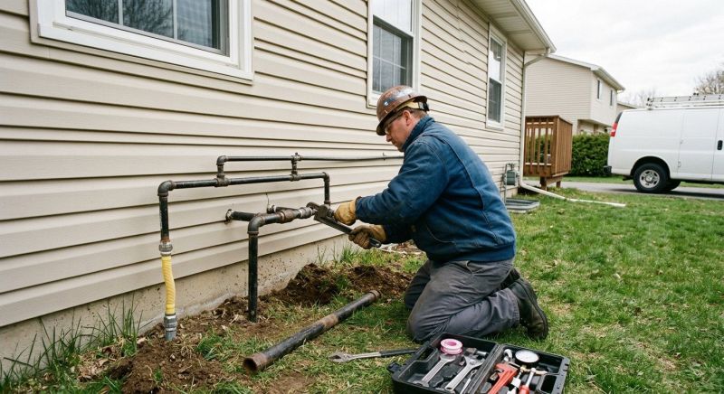 Propane Line Replacement in Fredericksburg, VA