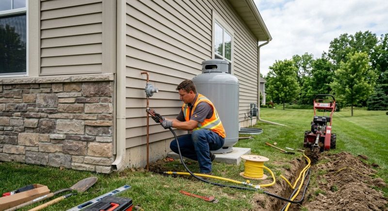 Propane Line Replacement in Austin, TX