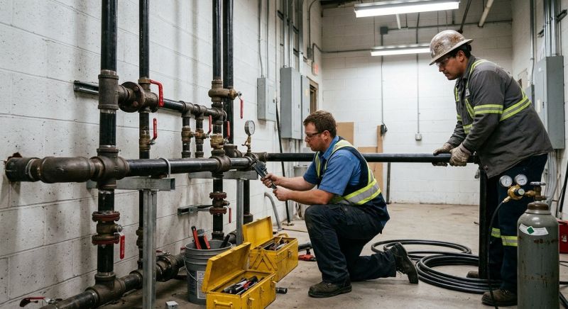 Commercial Gas Piping in Sacramento, CA