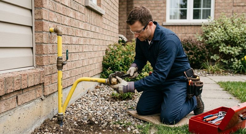 Gas Line Capping in Fredericksburg, VA