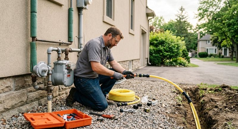 Gas Line Installation in Annapolis, MD
