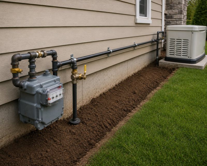 Gas Line Installation in Fredericksburg, VA