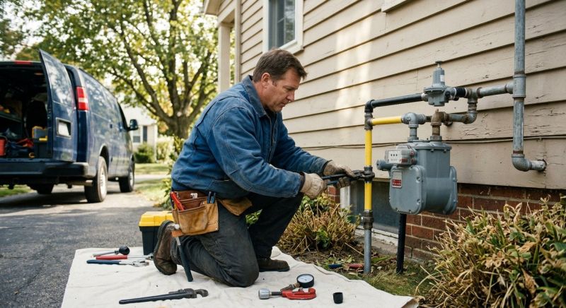 Propane Line Repair in Columbus, OH