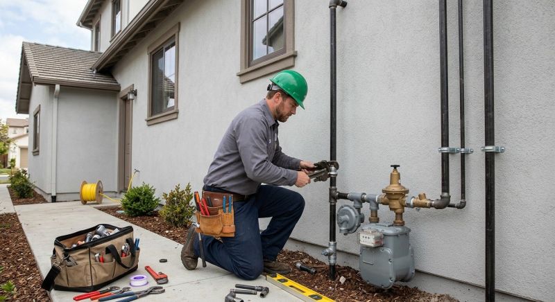 Residential Gas Piping in San Antonio, TX